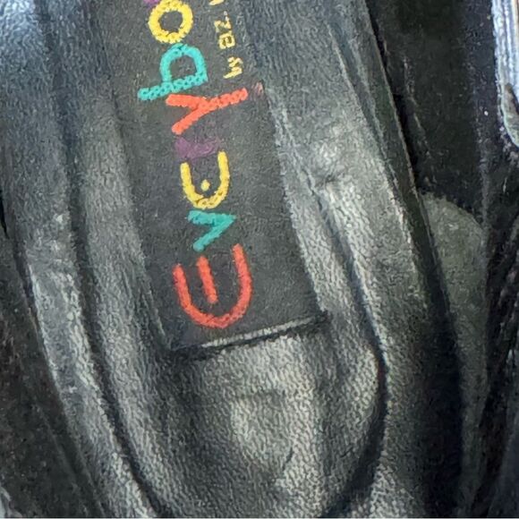 Anthropologie Everybody Chiseled Doily Leather Black Brown Filigree Boot EU 38.5 - Picture 6 of 11